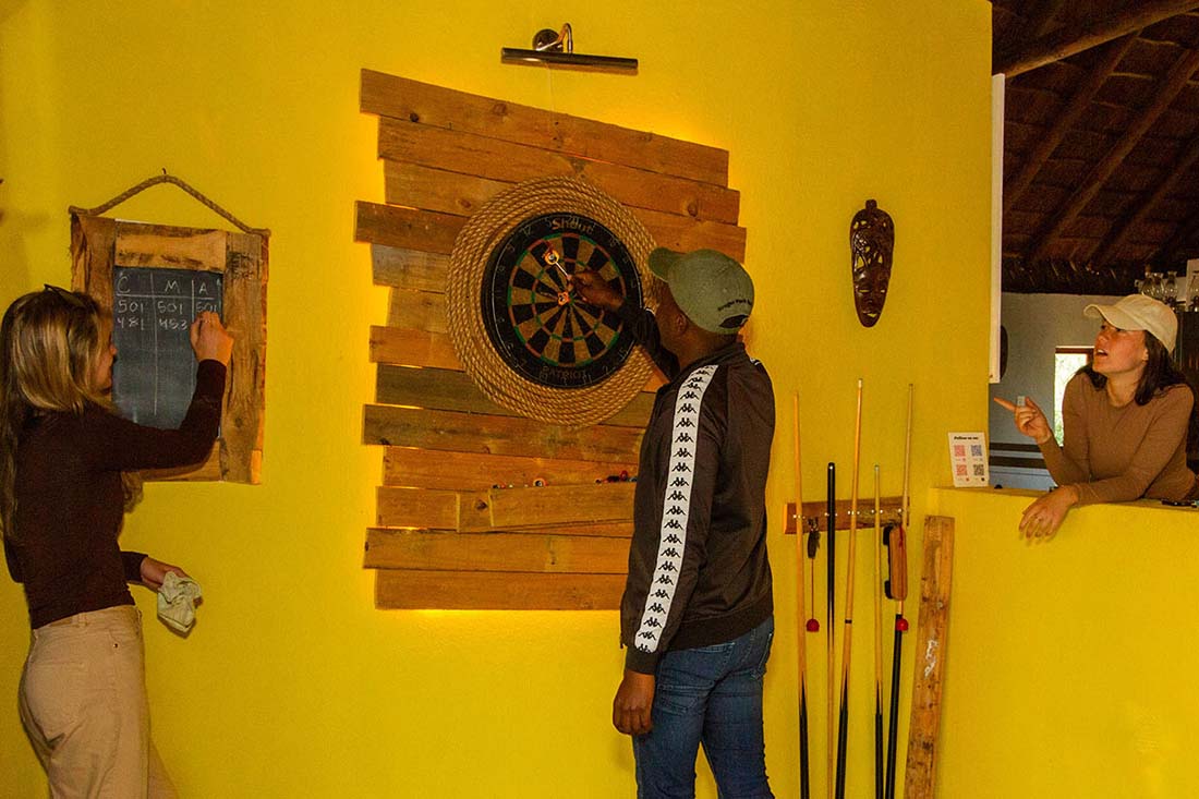 Darts At The Hostel